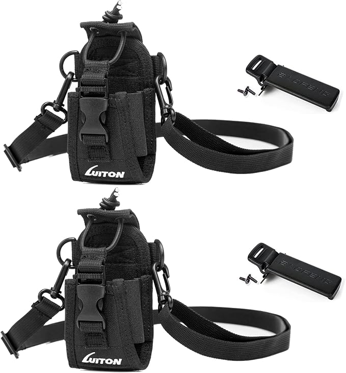 LUITON Radio Holder Walkie Talkie Pouch Molle Radio UV5R 888S 888S F8HP F8HP Kenwood H777 (2 (2 Pack)