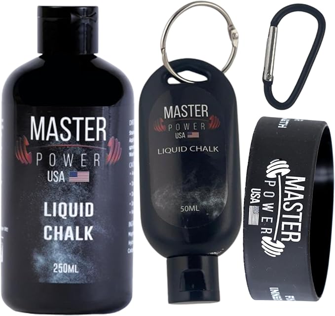 Mess-Free Gym Chalk for Weightlifting, Gymnastics, Rock Climbing, Dancing. Sweat-Resistant and Long Lasting for Stronger Grip - High Performance - Skin Friendly