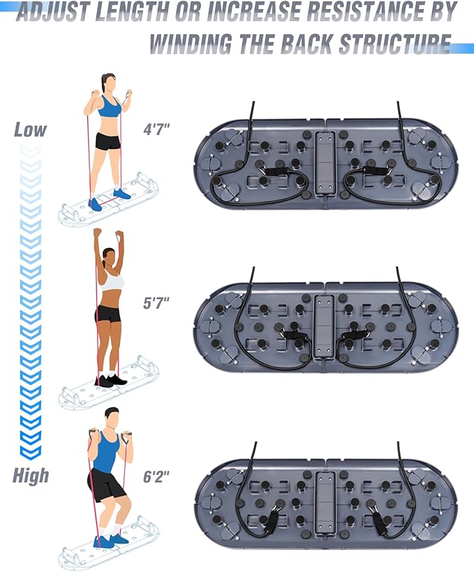 Hikeen Home Workout Equipment to Help Achieve Fitness Goals 27-in-1 Portable