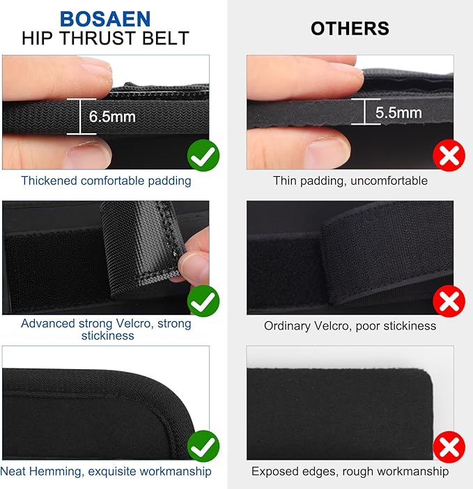 Hip Thrust Belt 6.5mm Thick
