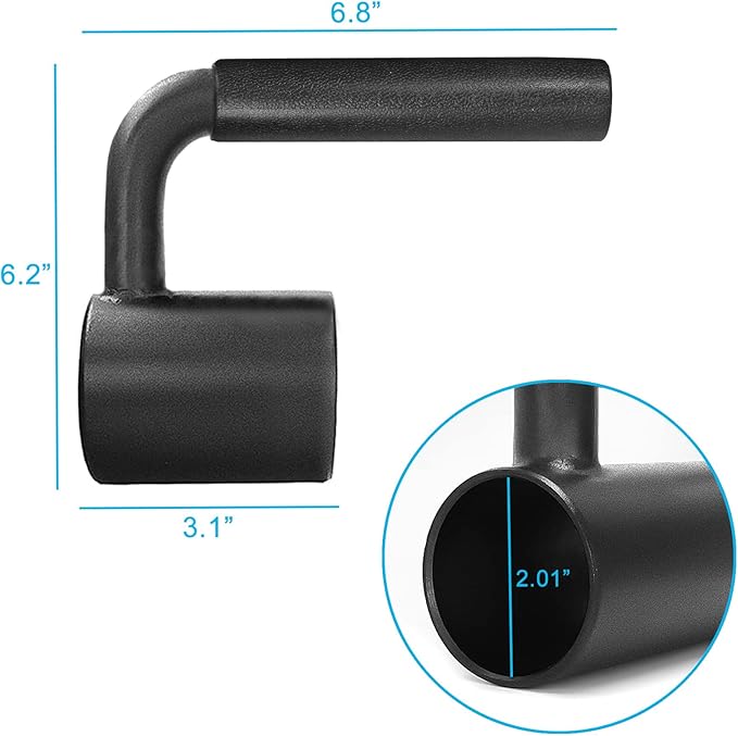 Luwint Landmine Attachments for Olympic Bars, T Bar Row Attachment Solid Steel Handle for Home Gym Workout