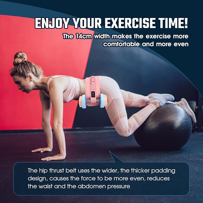 Hip Thrust Belt - With Slip Padding