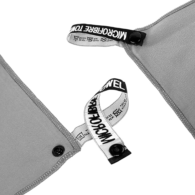 Microfiber Travel Towel (XXL:40"×72" -Gray)