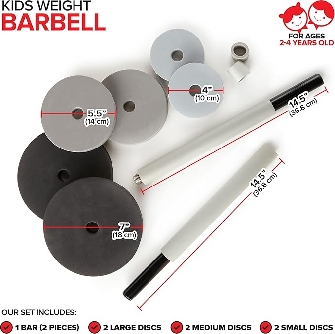 Modern Innovations Kids Barbell Weight Set