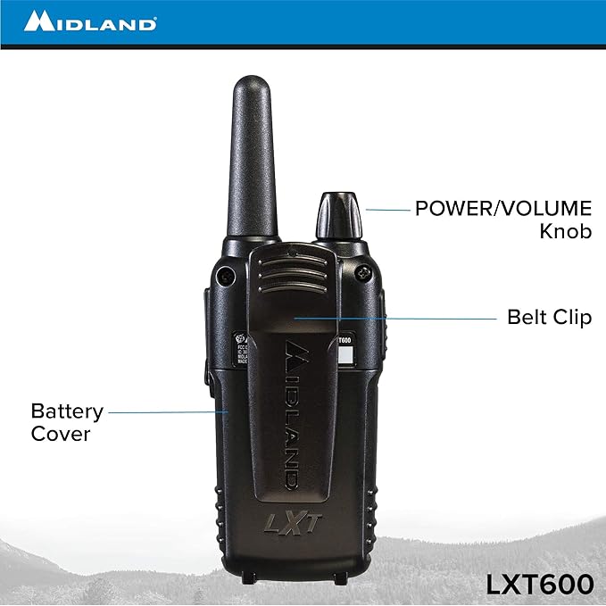Midland LXT600VP3 36 Channel FRS Two-Way Radio - 30 Mile 12)