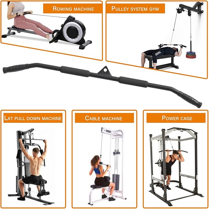 39.4'' LAT Pull Down Bar 360 Swivel and 3.74in/95mm Silent