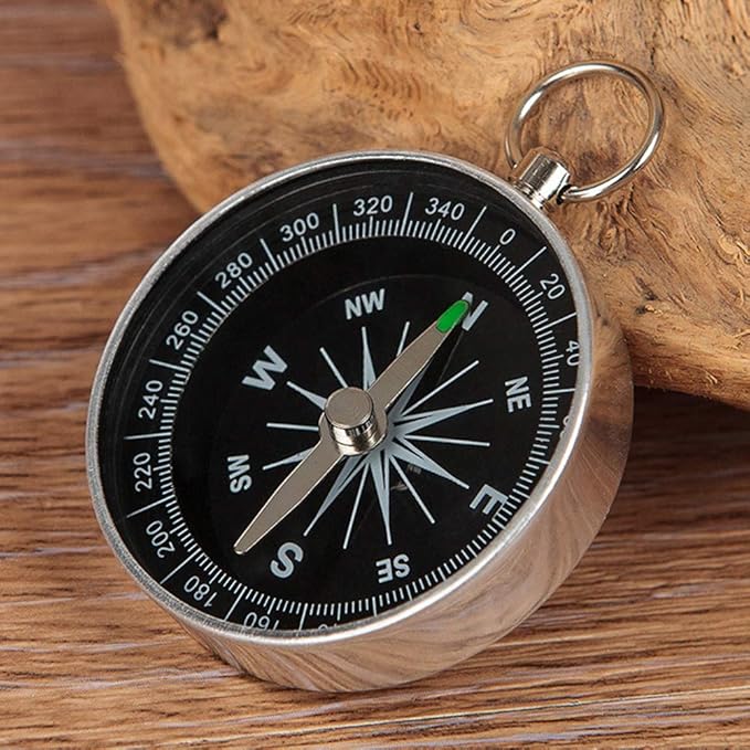 3 Pack Compass Hiking Survival Aluminum Alloy G44