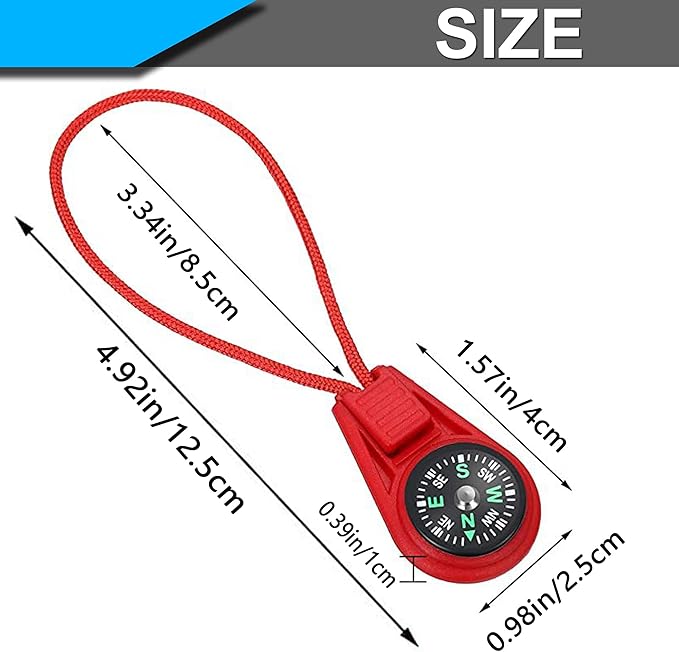 27 Pack Compass for Compass Hiking 9 Colors,