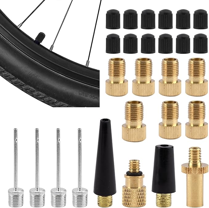 27pcs Presta Valve Adaptor Kits