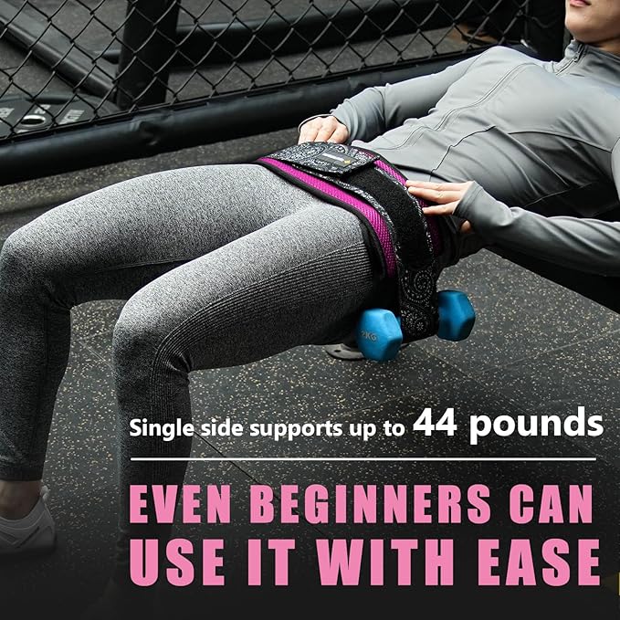 MANUEKLEAR Hip Thrust Belt for Women Glute Training