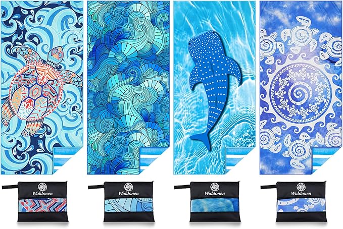 Microfiber Lightweight Beach Towel Sand Free Quick Dry