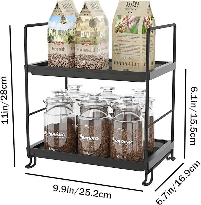 2 Tier Bathroom Organizer Countertop