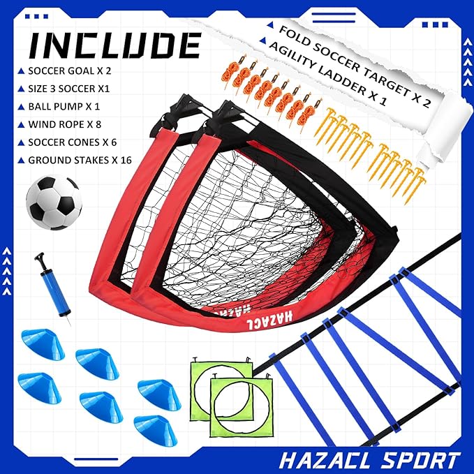 Kids Soccer Goal for Backyard 9x5 FT