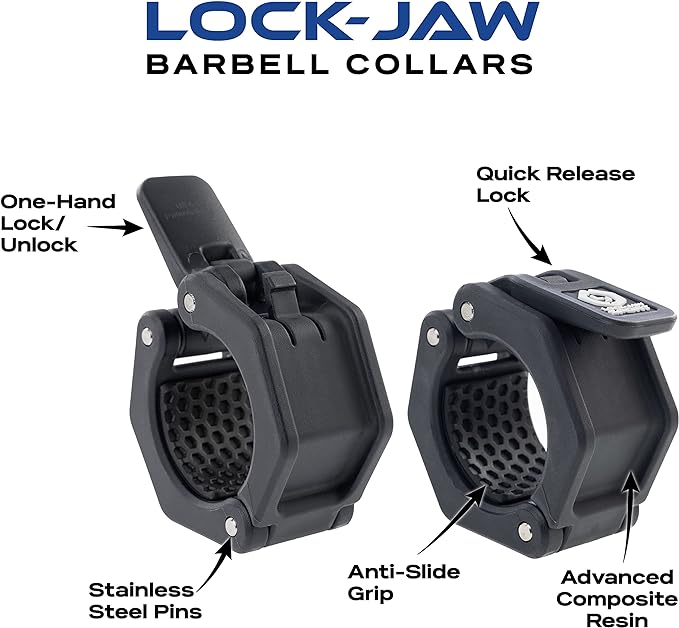 Lock-Jaw Sport Olympic Barbell Collar - Quick Release