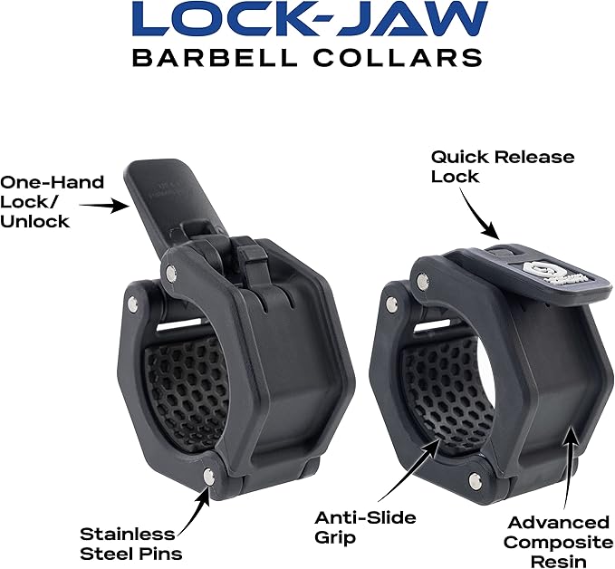 Lock-Jaw Sport Olympic Barbell Collar - Quick Release