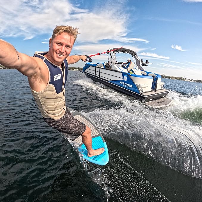 Mens Neoprene Wakesurf Comp Vest - Designed Exclusively for Wake Surfing, but Great for All Other Watersports Activities!