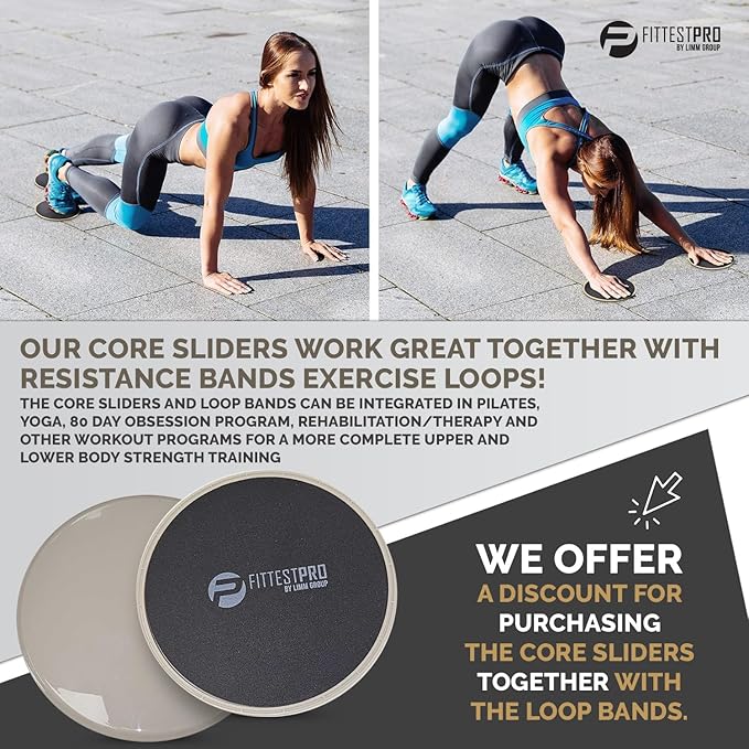 Limm Core Sliders for Working Out - Exercise 2) -