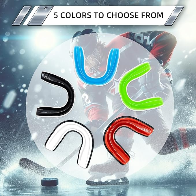 5 Pack Kids Youth Mouth Guard for Sports