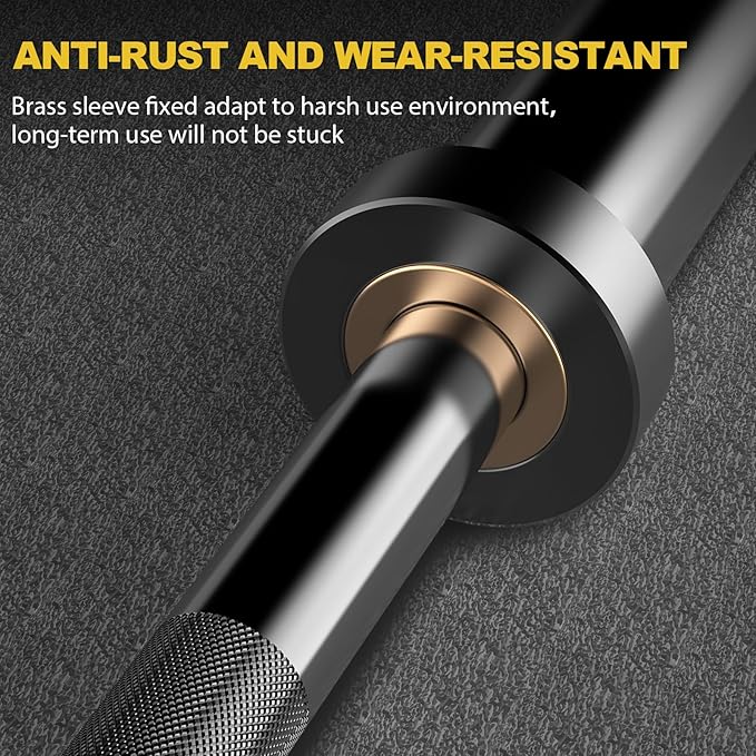 POWER GUIDANCE Chrome Olympic Barbell Bar 2 Inch 4ft/5ft/6ft