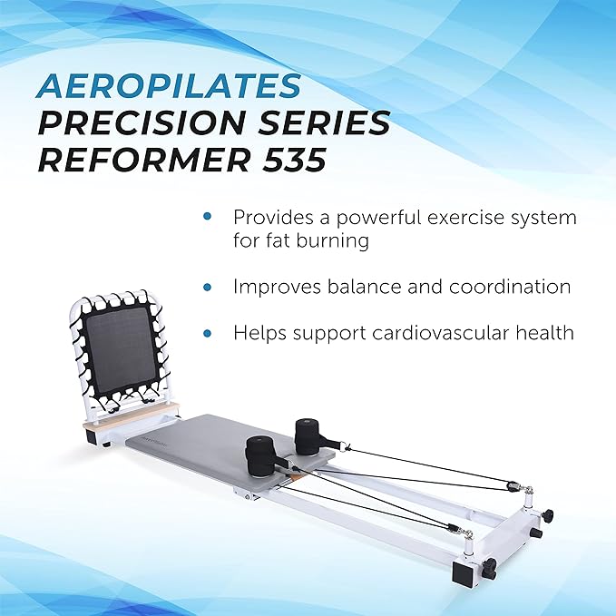 AeroPilates Precision Series Reformer 535 - Pilates Reformer 350 lbs