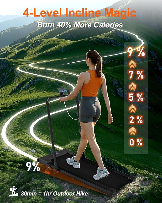 Lichico Walking Pad Under Desk Treadmill,Portable Small Treadmills for Home and Office,Super Quiet Brushless Motorized Walking Jogging Running Machine with Remote Control