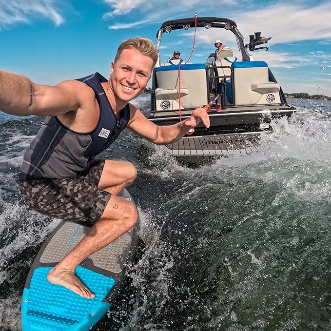 Mens Neoprene Wakesurf Comp Vest - Designed Exclusively for Wake Surfing, but Great for All Other Watersports Activities!