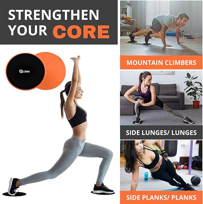 Limm Core Sliders for Working Out - Exercise 2) -