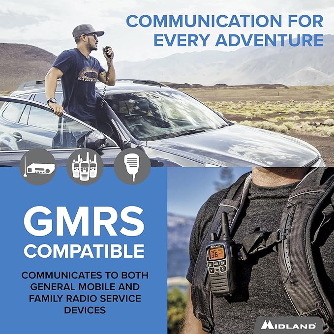 Midland – MXT275 MicroMobile® GMRS Radio – 15 8 Repeater