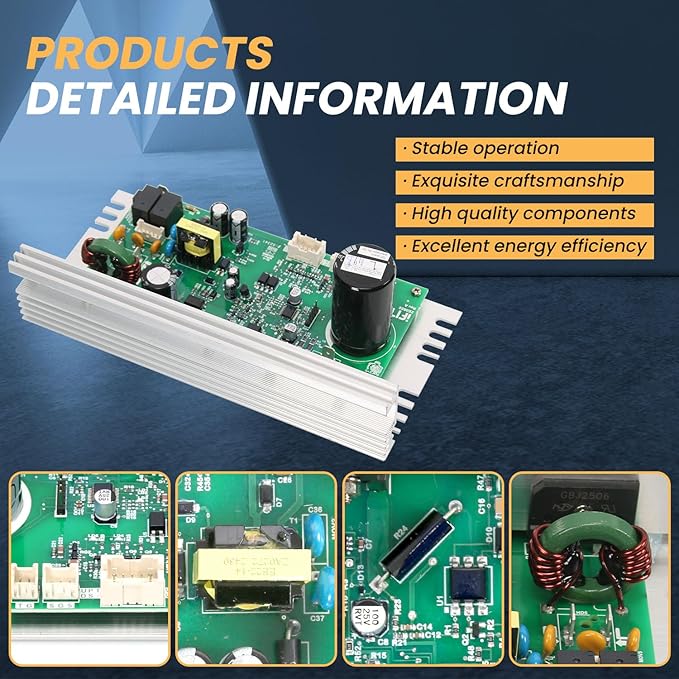 MC1618DLS 406075 Treadmill Control Board Motherboard Treadmill Motor Controller, green