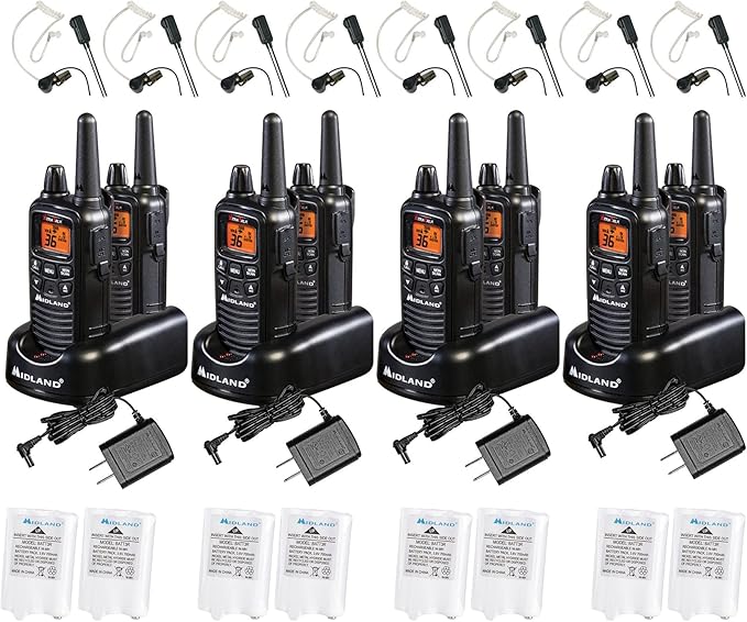 Midland LXT600BBX4 FRS Business Bundle Black 8 Pack