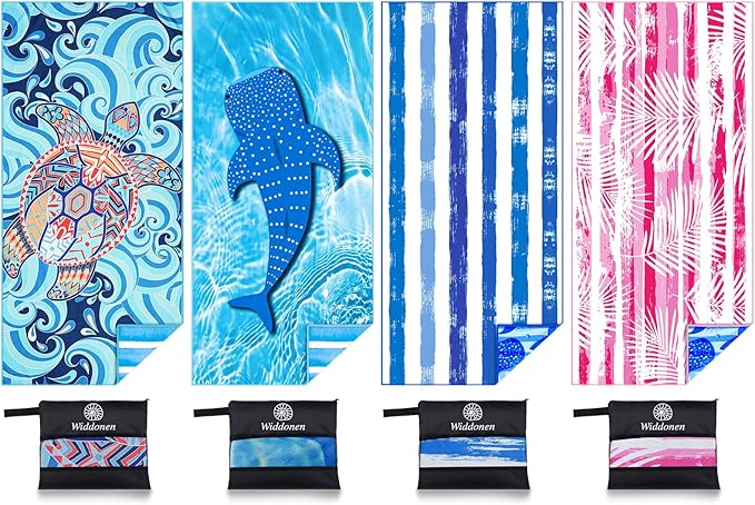 Microfiber Lightweight Beach Towel Sand Free Quick Dry