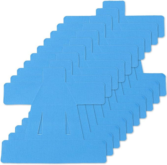 10 Pcs Precut Tape for Shoulder, Breathable Latex-Free Athletic Tape, Pre-Cut Athletic Tape Strips, Elastic Sports Tape Athletic Patch for Shoulder Support Muscle Sports