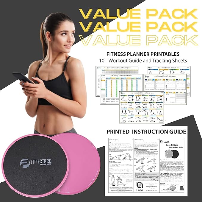 Limm Core Sliders for Working Out - Exercise 2) -