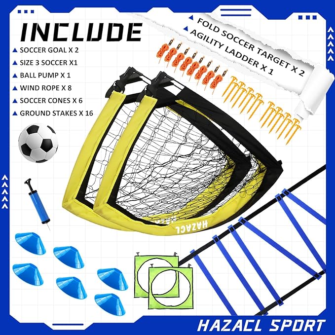 Kids Soccer Goal for Backyard 9x5 FT