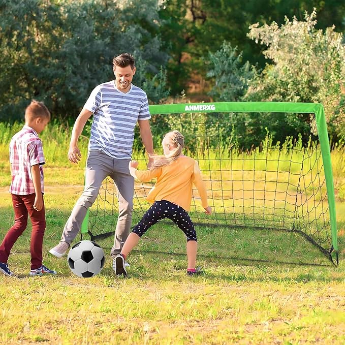 6x4FT / 9x5FT Kids Soccer Goal for Backyard