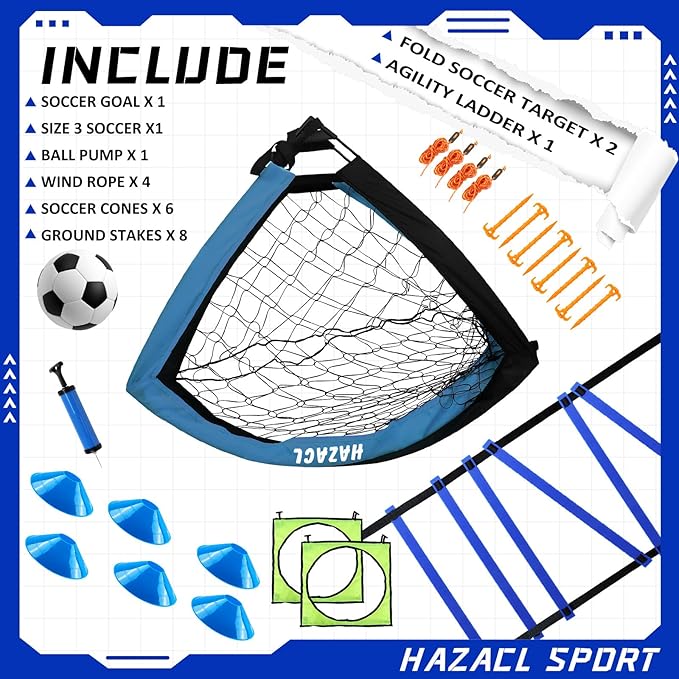 Kids Soccer Goal for Backyard 9x5 FT