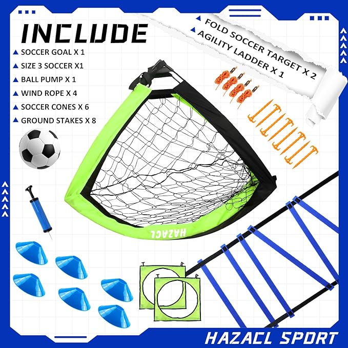 Kids Soccer Goal for Backyard 9x5 FT