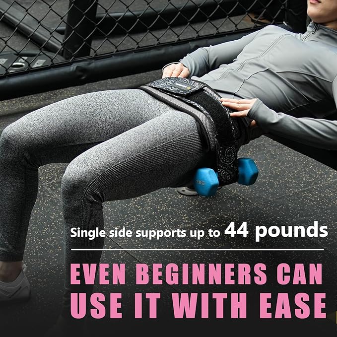 MANUEKLEAR Hip Thrust Belt for Women Glute Training
