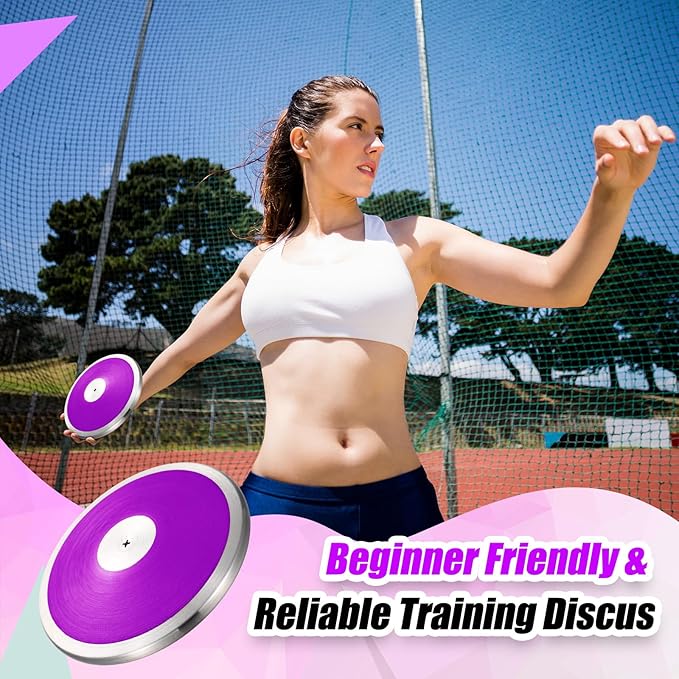 4 Pcs 1kg Sports Training Discus Boys Girls