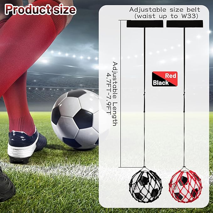 2PCS Soccer Ball Net Soccer Training Equipment 3, 4, 4, 5 5