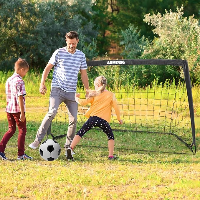 6x4FT / 9x5FT Kids Soccer Goal for Backyard
