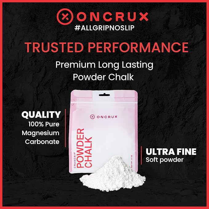 Loose Chalk Powder 14 OZ- Magnesium Carbonate Gym Chalk for Rock Climbing - Weight Lifting Chalk Powder - Hand Chalk for Gymnastics - Workout Chalk for Weightlifting CrossFit Powerlifting Chalk