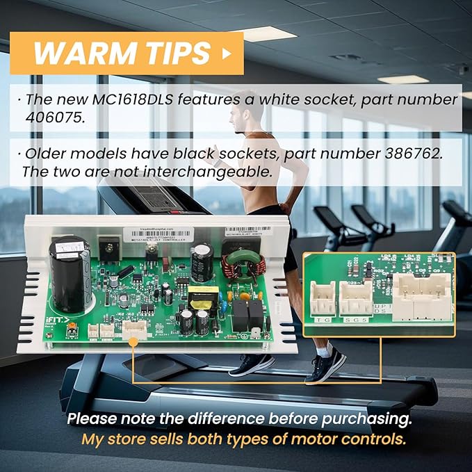 MC1618DLS 406075 Treadmill Control Board Motherboard Treadmill Motor Controller, green