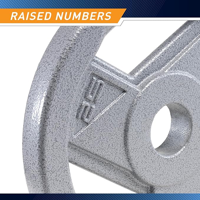 Marcy Classic 2" Cast Iron Olympic Grip Plates