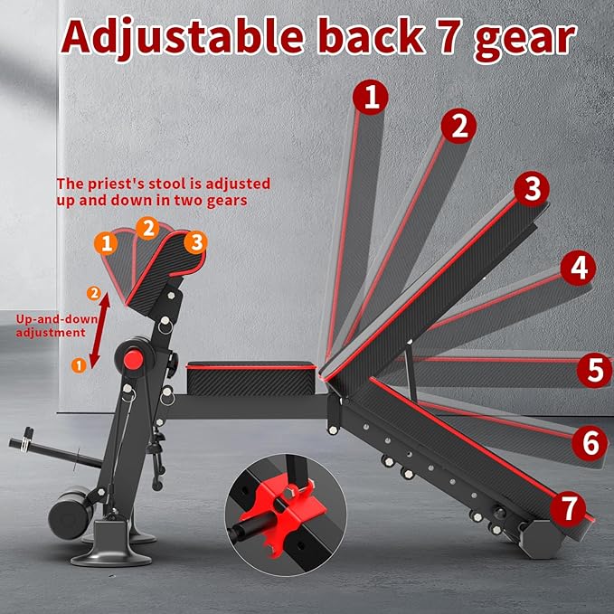 Adjustable Weight Bench 600LBS