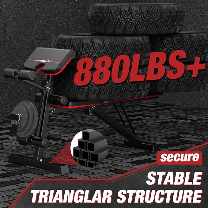 Adjustable Weight Bench 880 Lbs