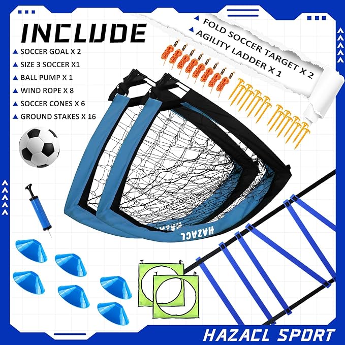 Kids Soccer Goal for Backyard 9x5 FT