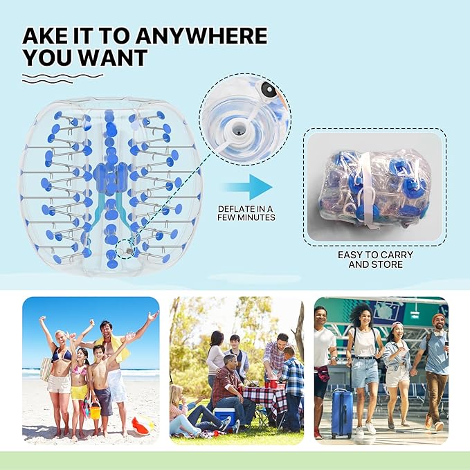 MADOG Inflatable Bumper Ball Body Zorb Ball