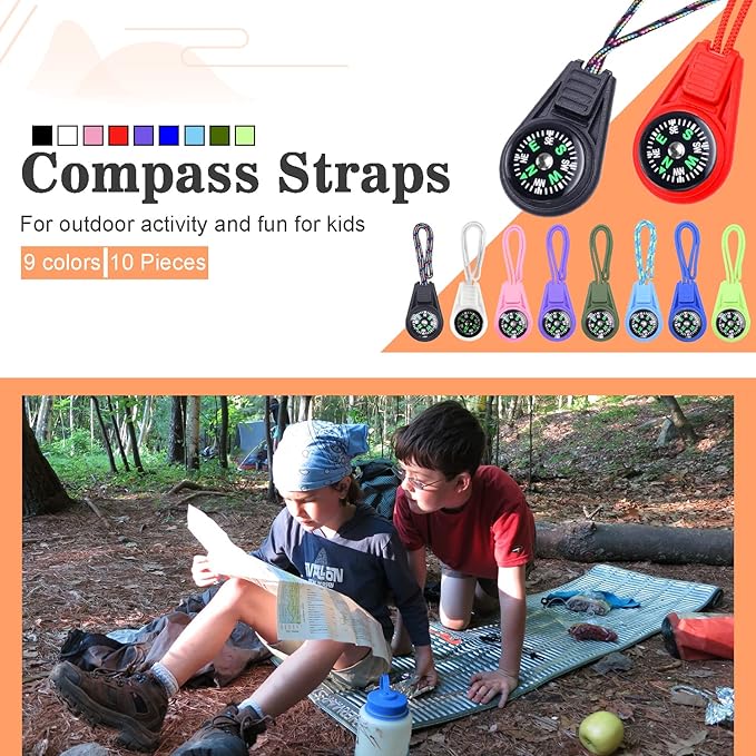 Mini Compass for Kids Compass Keychain,Button Compass Bulk