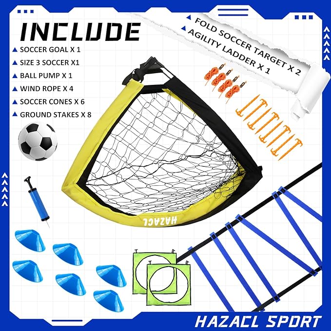 Kids Soccer Goal for Backyard 9x5 FT